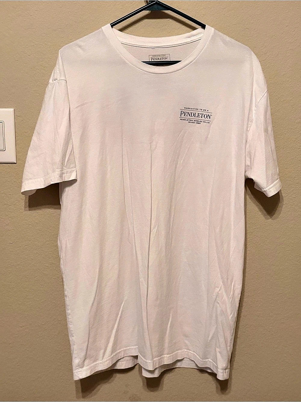 Pendleton Harding Buffalo Graphic Tee White & Brown XL